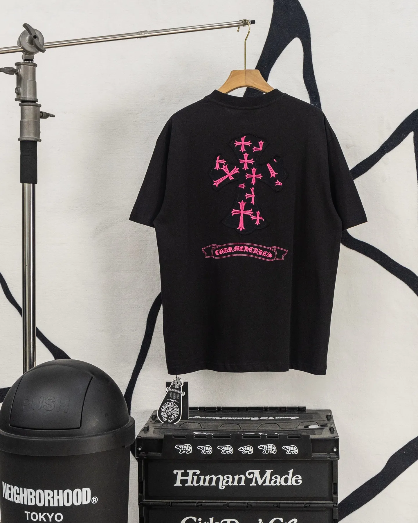 ：H 40 Chrome Hearts CH Black 2026 Authentic 0 Quality os 0 : Sizes: S M L XL
